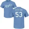 Eric Skoglund Name & Number T-Shirt - Light Blue