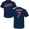 Eric Stamets Name & Number T-Shirt - Navy