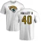 Erick Hallett II Name & Number T-Shirt - White