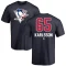 Erik Karlsson Name and Number Banner Wave T-Shirt - Navy