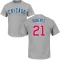 Ethan Roberts Name & Number T-Shirt - Gray