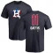 Evan Gattis Name and Number Banner Wave T-Shirt - Navy