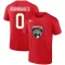 Evan Rodrigues 2023 Stanley Cup Final Name & Number T-Shirt - Red