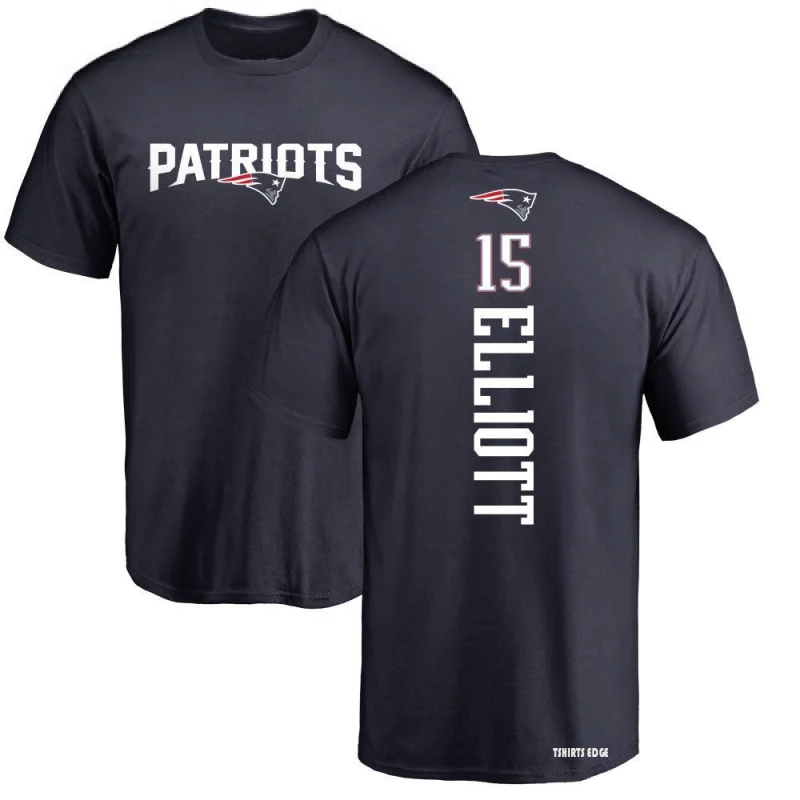 Ezekiel Elliott Backer T-Shirt - Navy - Tshirtsedge