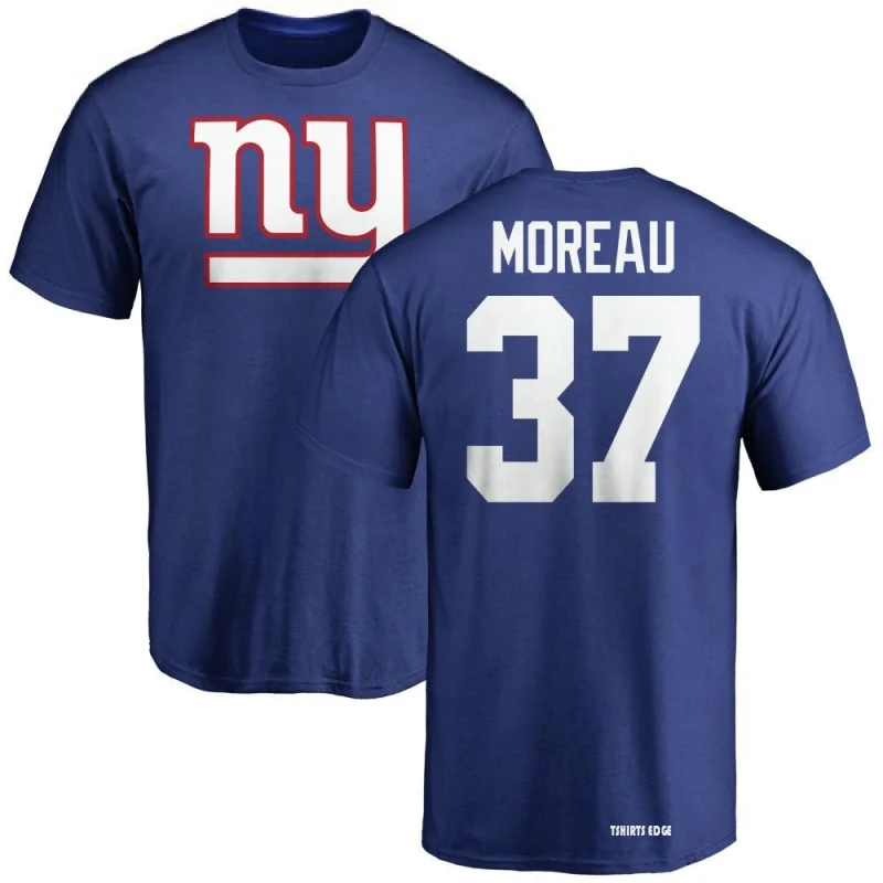 Fabian Moreau Name & Number T-Shirt - Royal - Tshirtsedge