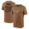 Faion Hicks Legend 2023 Salute To Service Performance T-Shirt - Brown