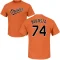 Felix Bautista Name & Number T-Shirt - Orange