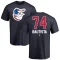 Felix Bautista Name and Number Banner Wave T-Shirt - Navy