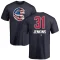 Fergie Jenkins Name and Number Banner Wave T-Shirt - Navy