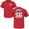 Fernando Rodney Name & Number T-Shirt - Red