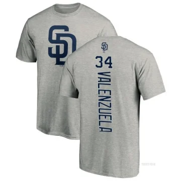 Fernando Valenzuela San Diego Padres Women's Backer Slim Fit T-Shirt - Ash