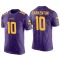 Fran Tarkenton Legend Color Rush T-Shirt - Purple