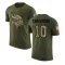 Fran Tarkenton Legend Salute to Service T-Shirt - Olive