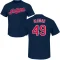 Franco Aleman Name & Number T-Shirt - Navy