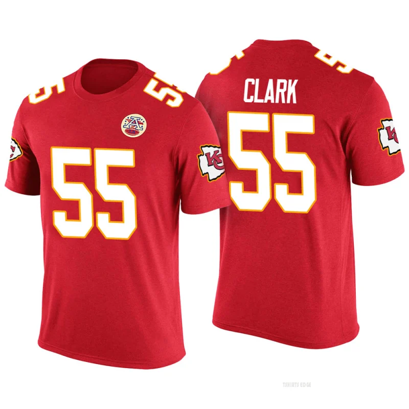 Frank Clark Legend Color Rush T-Shirt - Red - Tshirtsedge