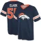 Frank Clark Name & Number Game Day V-Neck T-Shirt - Navy