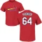 Freddy Pacheco Name & Number T-Shirt - Red