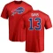 Gabe Davis Name & Number T-Shirt - Red