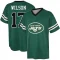 Garrett Wilson Name & Number Game Day V-Neck T-Shirt - Green