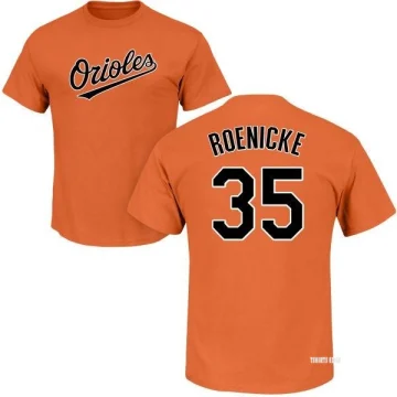 Gary Roenicke Baltimore Orioles Women's Orange Roster Name & Number T-Shirt  