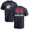 Gavin Bayreuther Name and Number Banner Wave T-Shirt - Navy