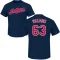 Gavin Williams Name & Number T-Shirt - Navy