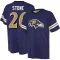 Geno Stone Name & Number Game Day V-Neck T-Shirt - Purple