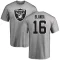 George Blanda Name & Number T-Shirt - Ash