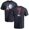 George Hill Name and Number Banner Wave T-Shirt - Navy