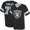 George Tarlas Name & Number Game Day V-Neck T-Shirt - Black