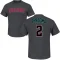 Geraldo Perdomo Name & Number T-Shirt - Charcoal