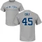 Gerrit Cole Name & Number T-Shirt - Gray