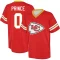 Gerrit Prince Name & Number Game Day V-Neck T-Shirt - Red