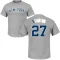 Giancarlo Stanton Name & Number T-Shirt - Gray