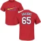 Giovanny Gallegos Name & Number T-Shirt - Red