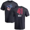 Glen Rice Name and Number Banner Wave T-Shirt - Navy