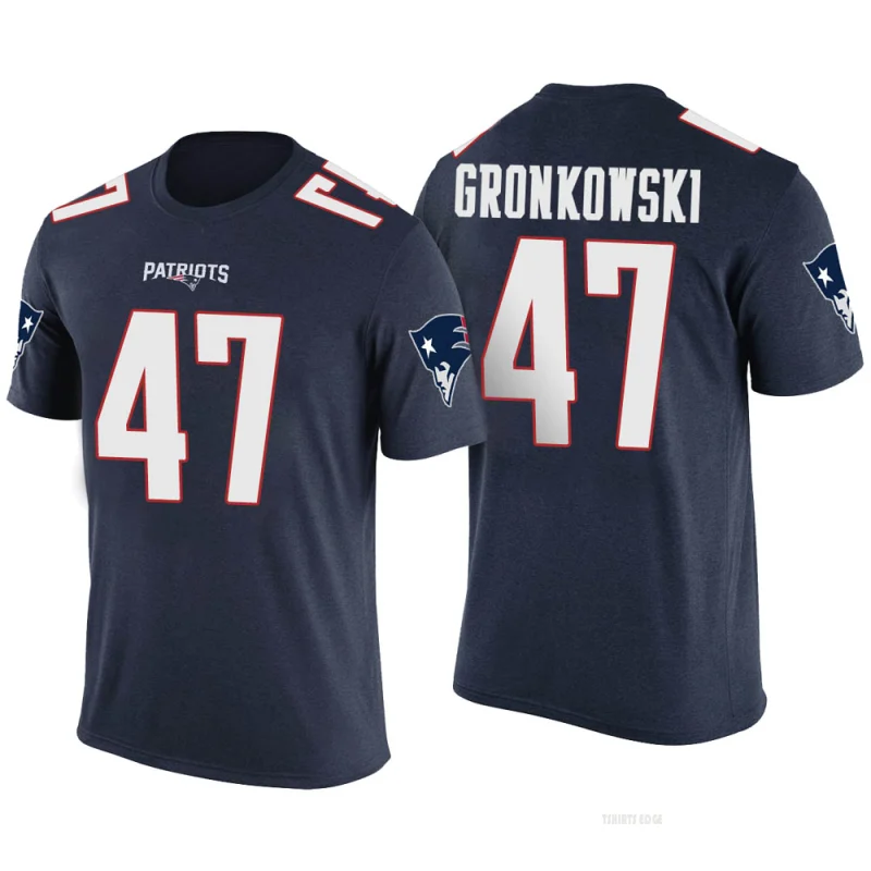 Glenn Gronkowski Name & Number T-Shirt - Red - Tshirtsedge