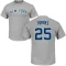 Gleyber Torres Name & Number T-Shirt - Gray