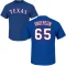 Grant Anderson Name & Number T-Shirt - Royal