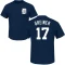 Grayson Greiner Name & Number T-Shirt - Navy