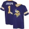 Greg Joseph Name & Number Game Day V-Neck T-Shirt - Purple