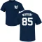 Greg Weissert Name & Number T-Shirt - Navy