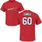 Guillermo Zuniga Name & Number T-Shirt - Red