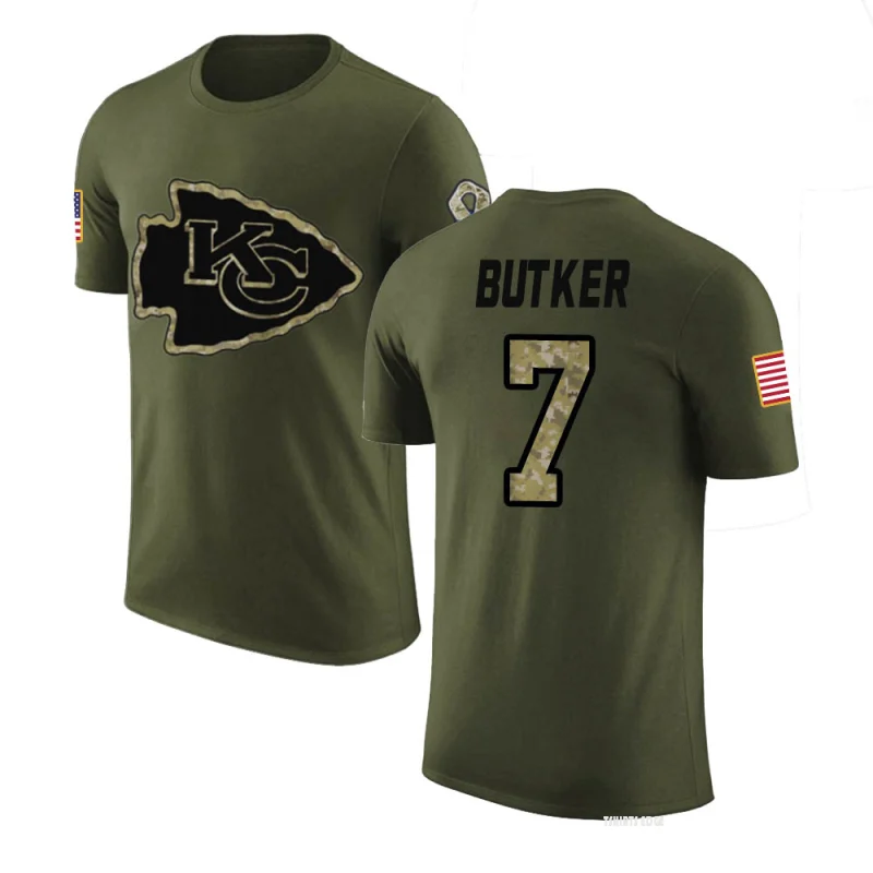 Harrison Butker Legend Salute to Service T-Shirt - Olive - Tshirtsedge