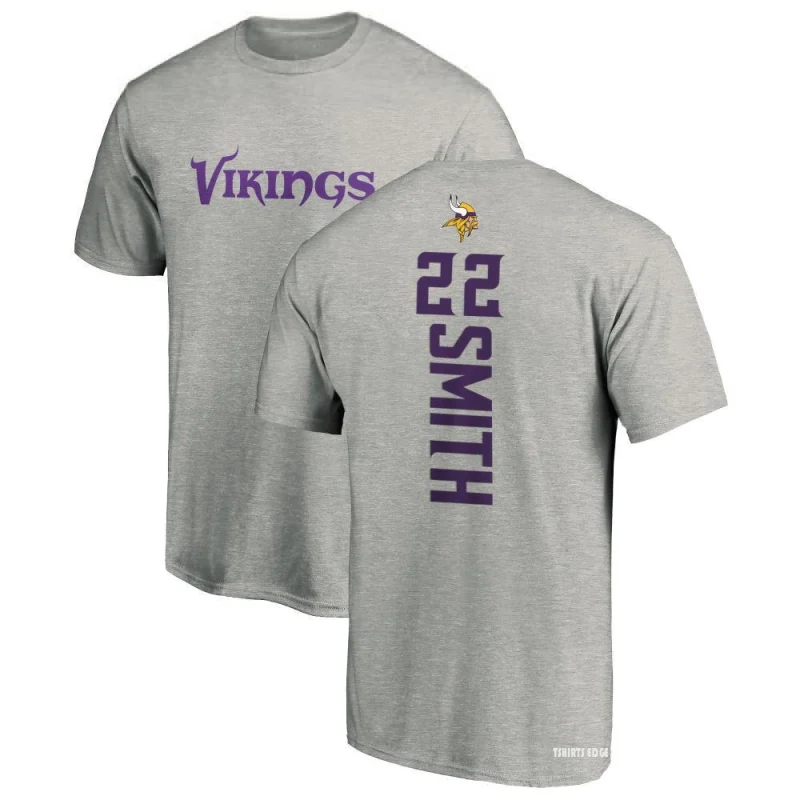 Harrison Smith Backer T-Shirt - Ash - Tshirtsedge