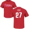 Herbert Iser Name & Number T-Shirt - Red