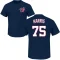 Hobie Harris Name & Number T-Shirt - Navy