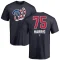 Hobie Harris Name and Number Banner Wave T-Shirt - Navy