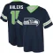 Holton Ahlers Name & Number Game Day V-Neck T-Shirt - Navy