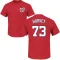 Hunter Harvey Name & Number T-Shirt - Red